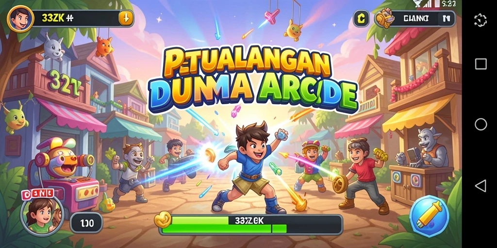 Screenshot menampilkan gameplay seru dari 33ZK.