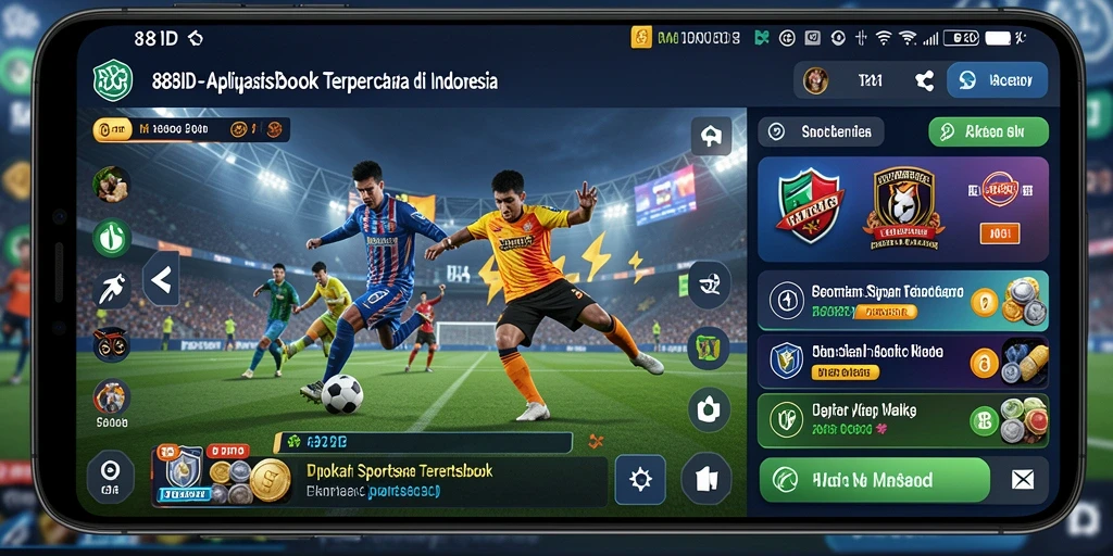 Tampilan menarik dari aplikasi Sportsbook 88ID saat bermain taruhan.