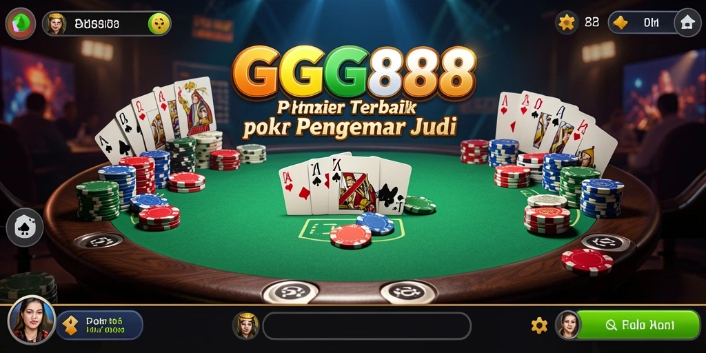 Gameplay GGG888 yang menarik dalam permainan Poker.