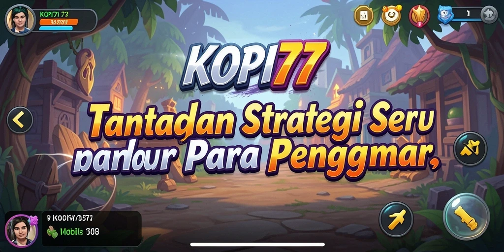 Screenshot KOPI77 menampilkan pertempuran strategi yang mendebarkan.