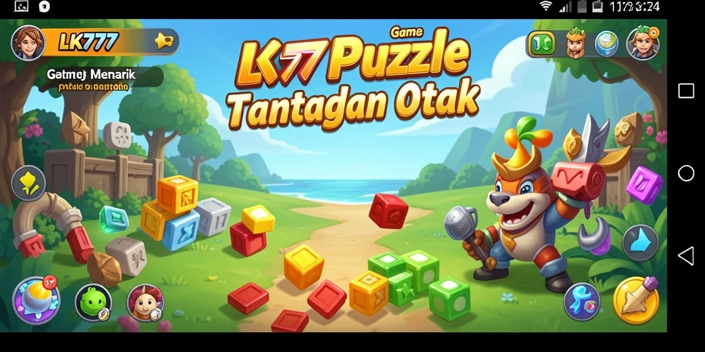 Screenshot gameplay LK777 menampilkan tantangan puzzle yang menarik.