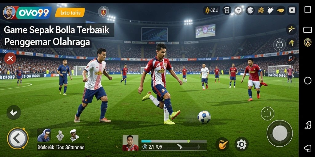 Tampilan gameplay menarik dari OVO99 saat pertarungan di lapangan.