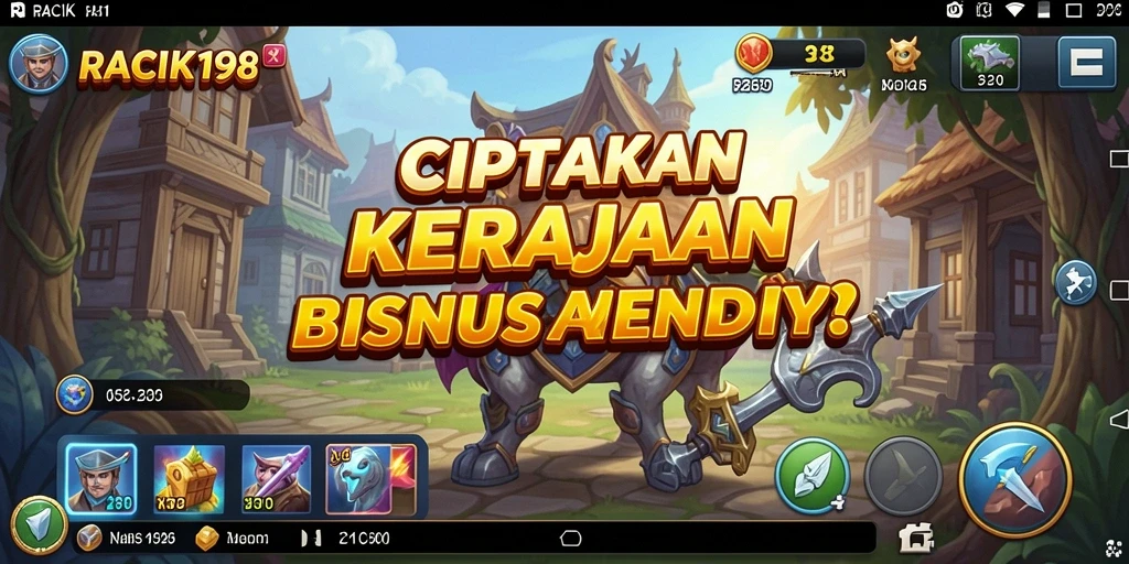 Screenshot menunjukkan gameplay Tycoon yang menarik dan interaktif.