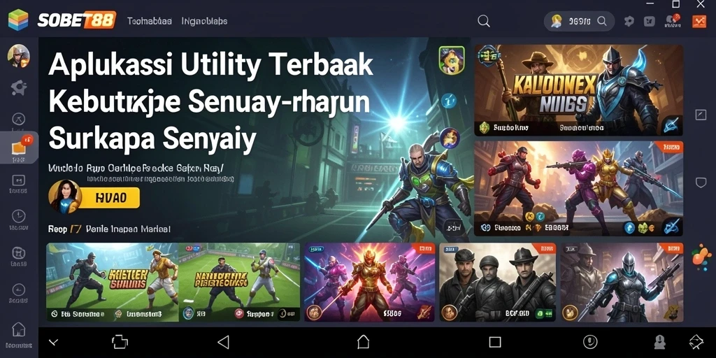 Tangkapan layar utama SOBET88 menampilkan fitur manajemen tugas yang intuitif.